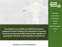 Tablet Screenshot of hawaiispeedandquickness.com